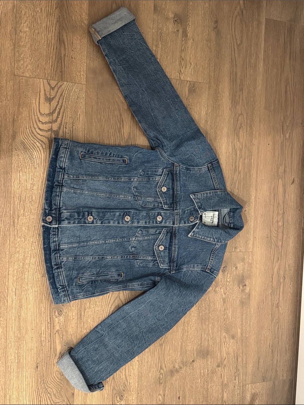 Abercrombie & Fitch Blue Denim Trucker Jacket